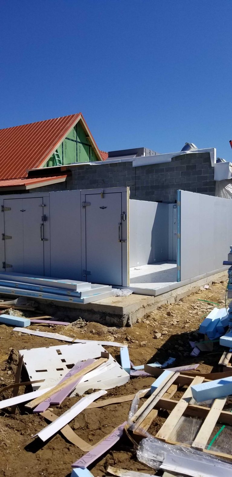 walkinfreezerwallsup Grindstone Mechanical LLC